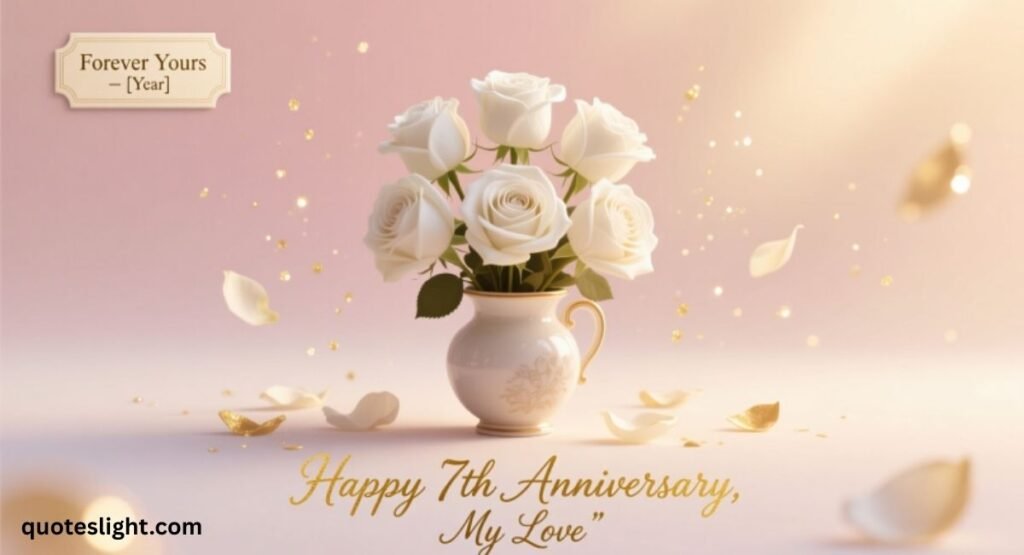 7th Marriage Anniversary Wishes for Husband