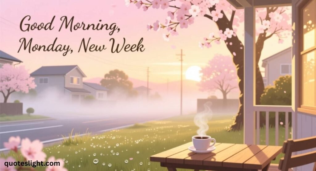 Good Morning, Monday, New Week Quotes