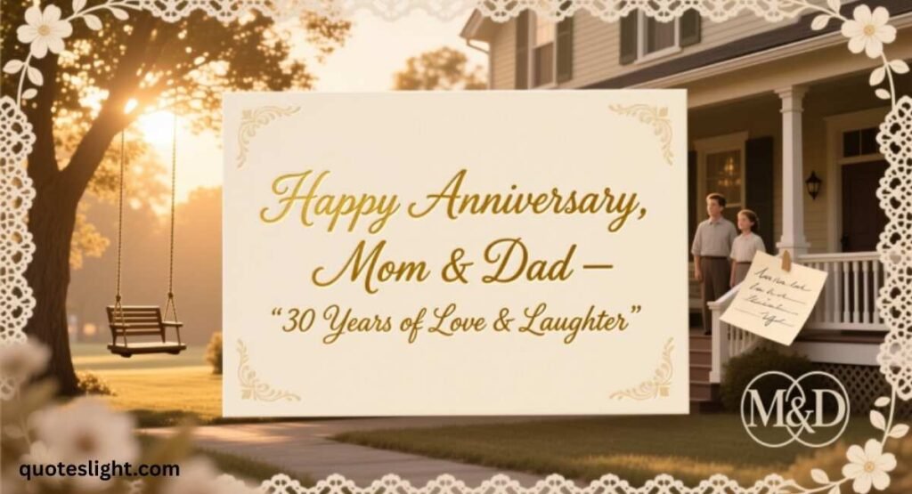 Happy Anniversary Messages For Parents