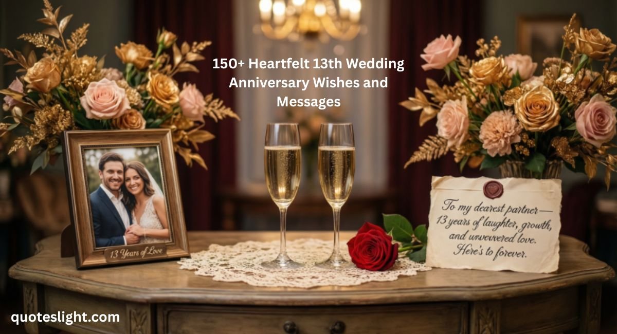 13th Wedding Anniversary Wishes and Messages