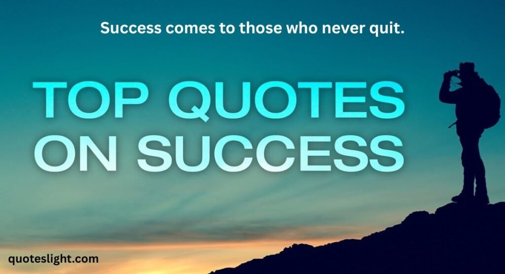 6 Word Quotes About Success