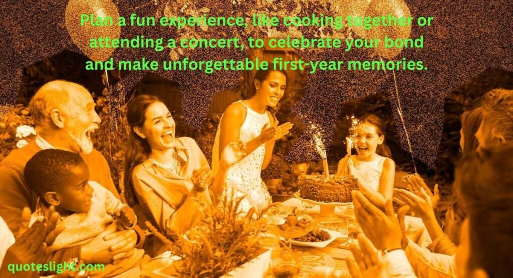 Celebrating Your 1st Anniversary