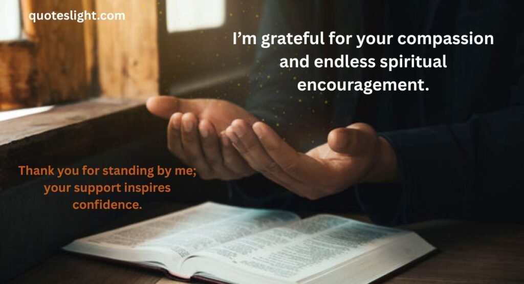 Christian Thank You Messages for Support