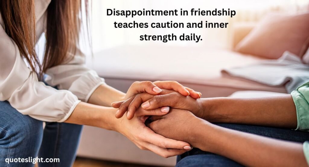 Disappointment Friendship Betrayal Quotes