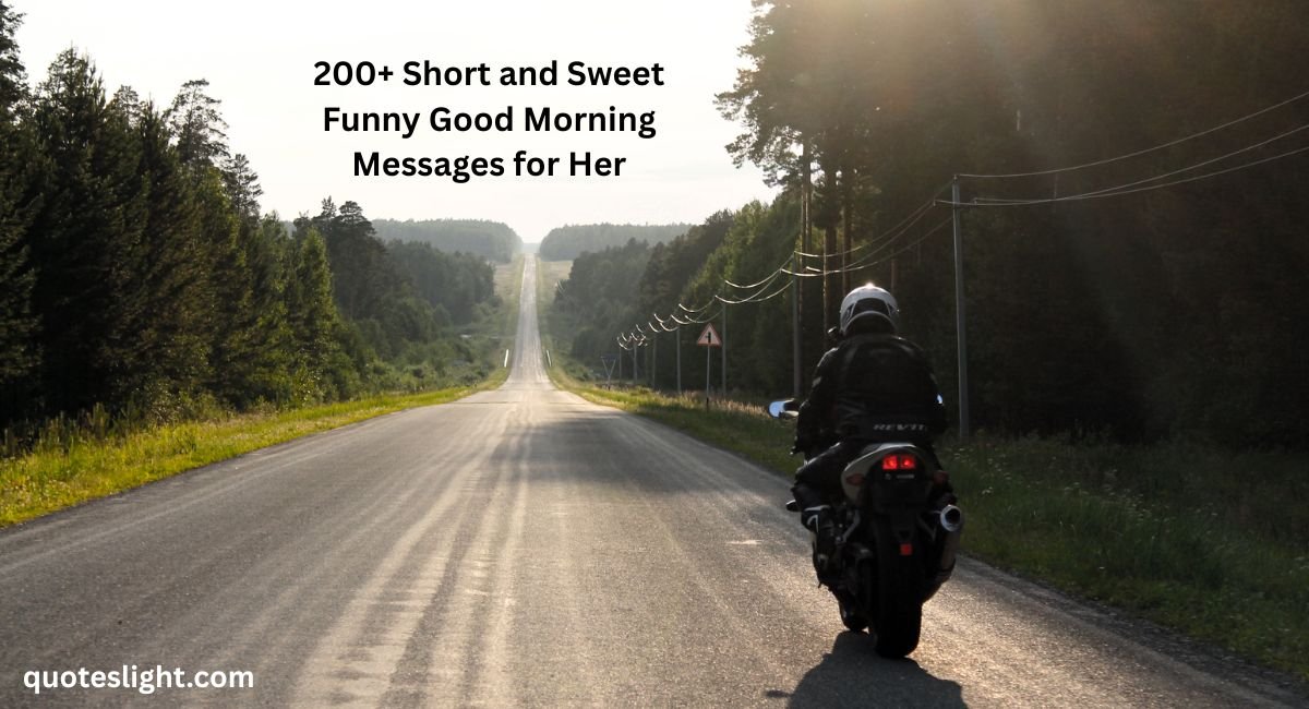 Funny Good Morning Messages for Her
