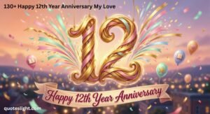 Happy 12th Year Anniversary