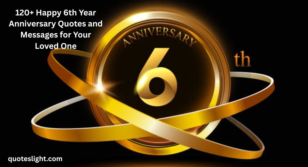 Happy 6th Year Anniversary