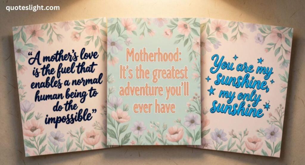 Heartfelt Mom Quotes