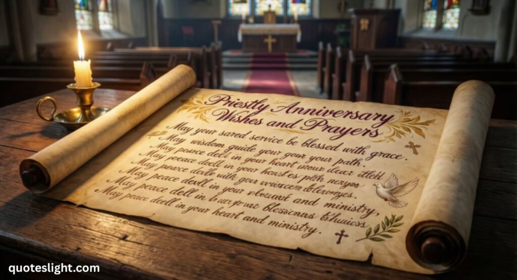 Priestly Anniversary Wishes and Prayers