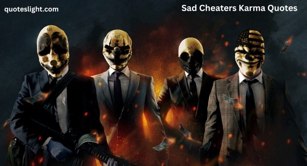Sad Cheaters Karma Quotes