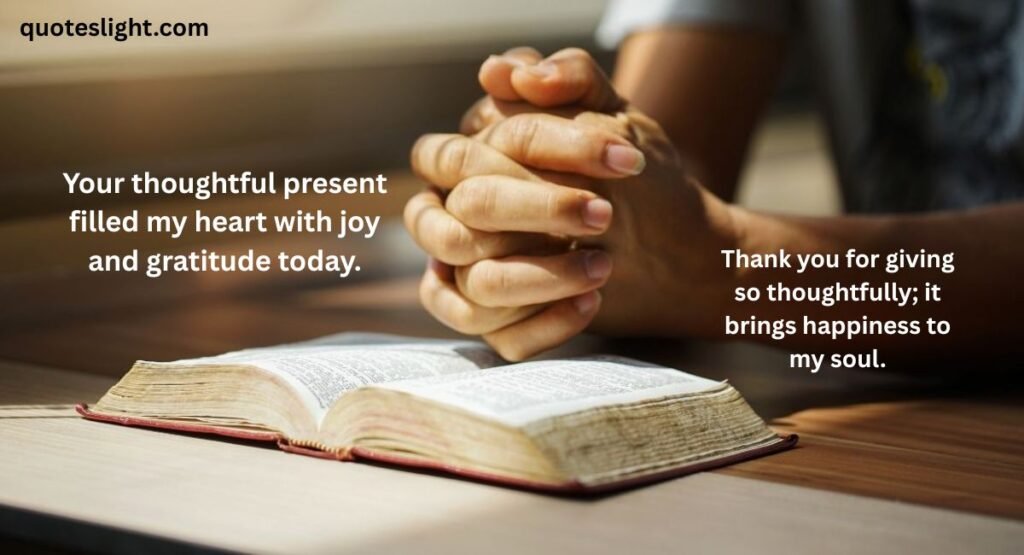 Short Christian Thank You Message for a Best Friend Gift