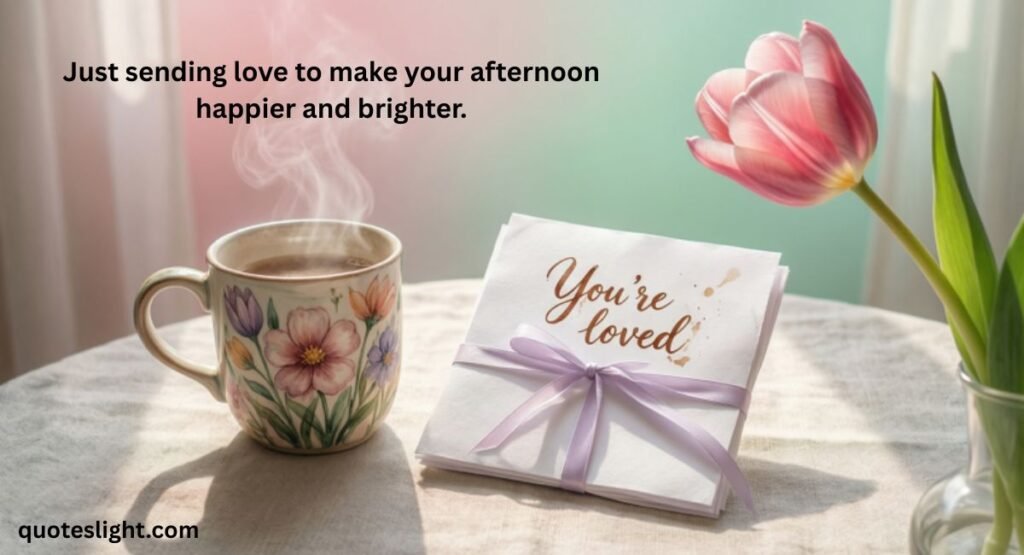 Sweet & Simple Messages to Brighten Her Afternoon