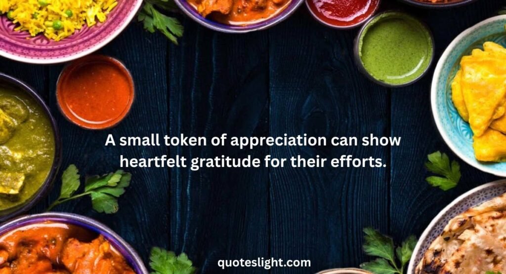 Thank you for Dinner Gifts