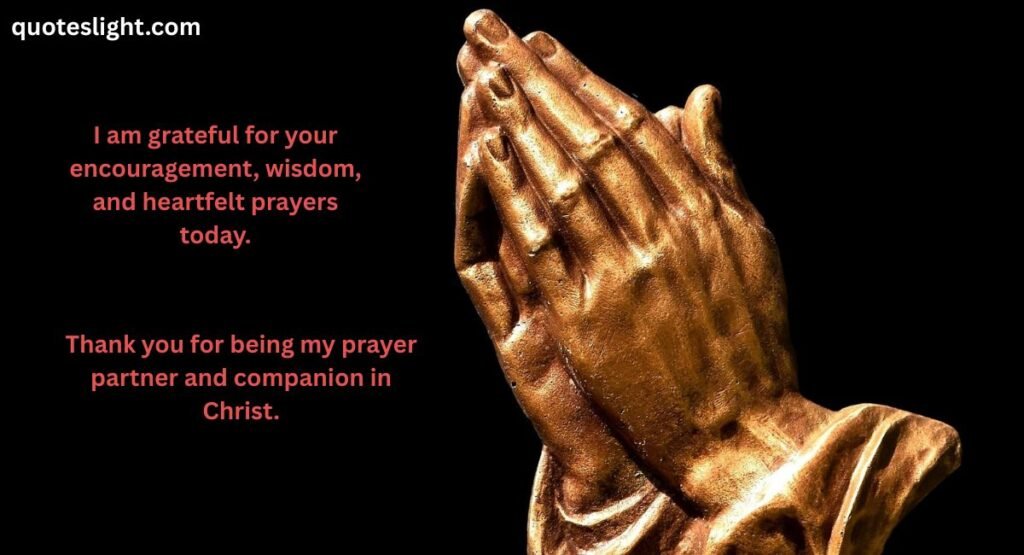 Thank You Message for Christian Friend