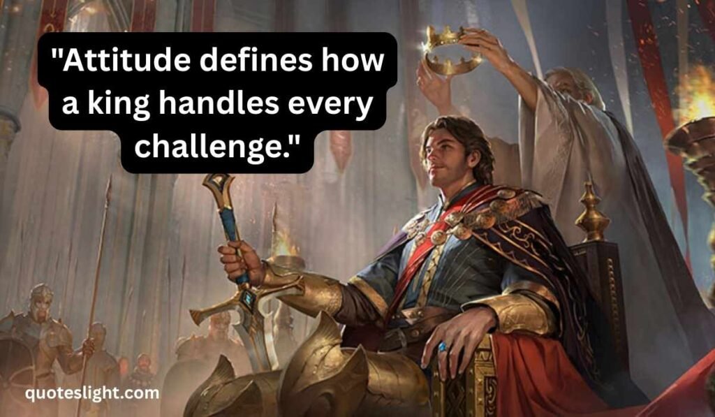 Attitude King Quotes