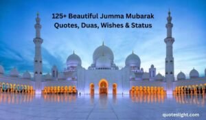 Beautiful Jumma Mubarak Quotes