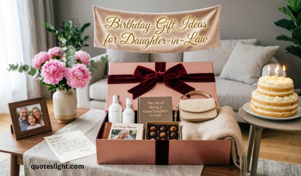 Birthday Gift Ideas for Daughter-in-Law