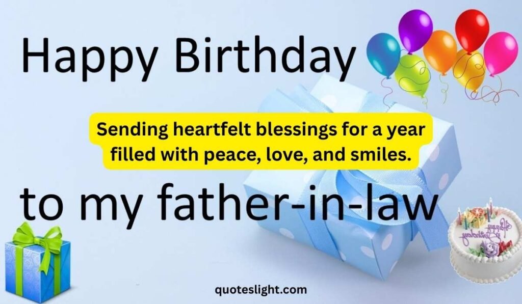 Birthday Greetings from Father-in-Law