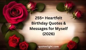 Birthday Quotes & Messages for Myself