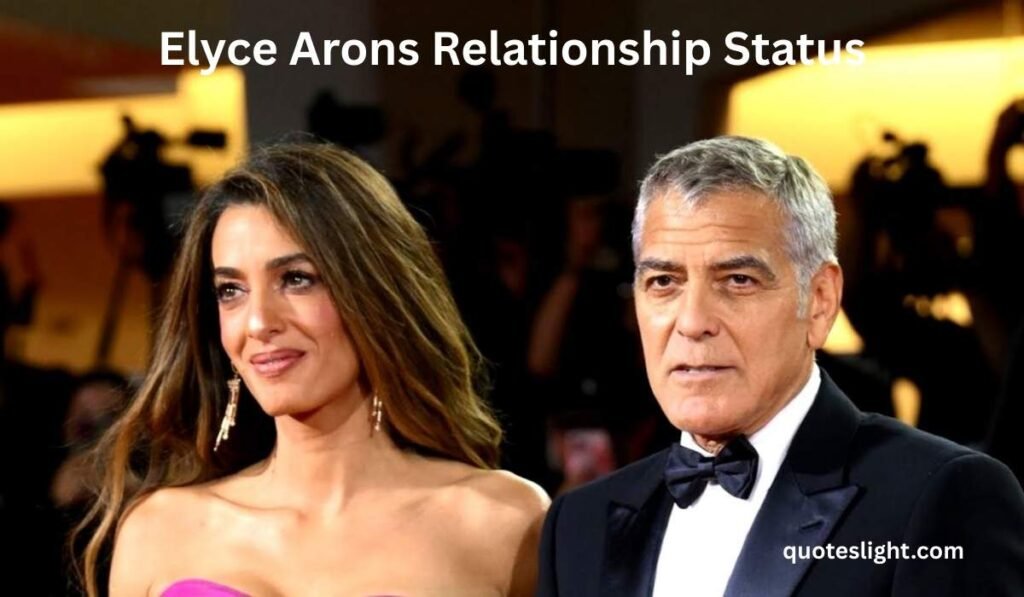 Elyce Arons Relationship Status