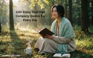Enjoy Your Own Company Quotes