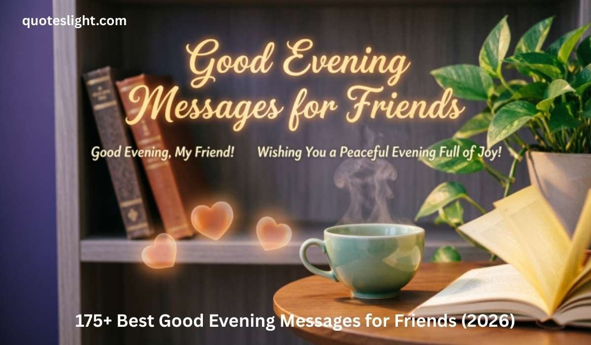Good Evening Messages for Friends