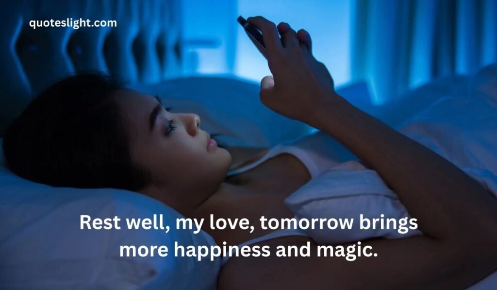 Good Night Love Messages for Her Before Bedtime