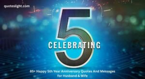 Happy 5th Year Anniversary