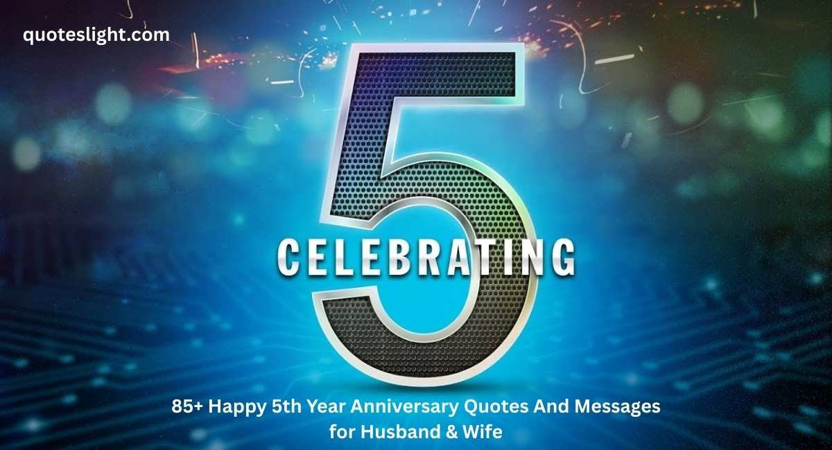 Happy 5th Year Anniversary