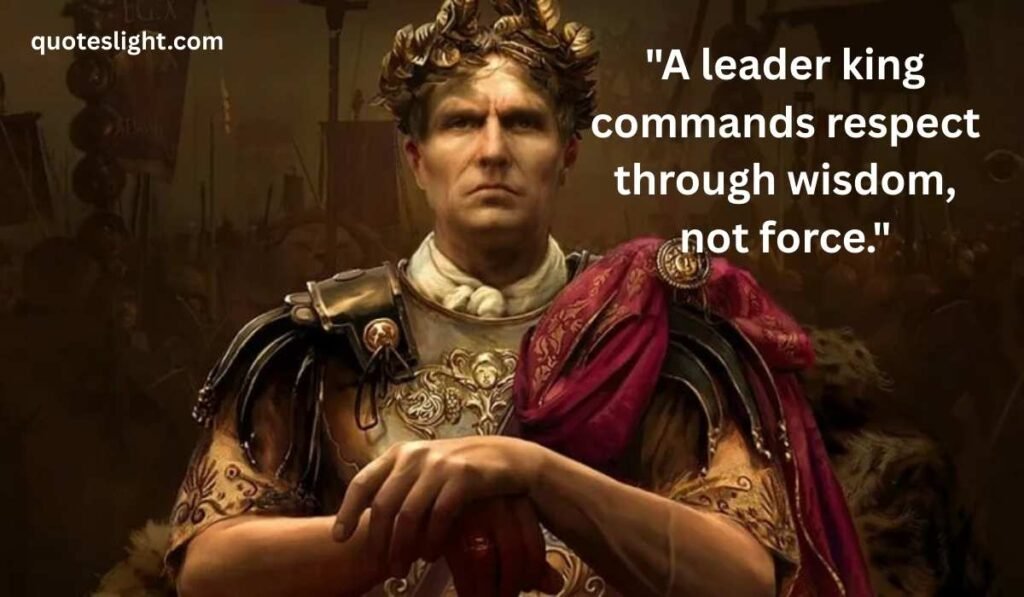 Leader King Quotes