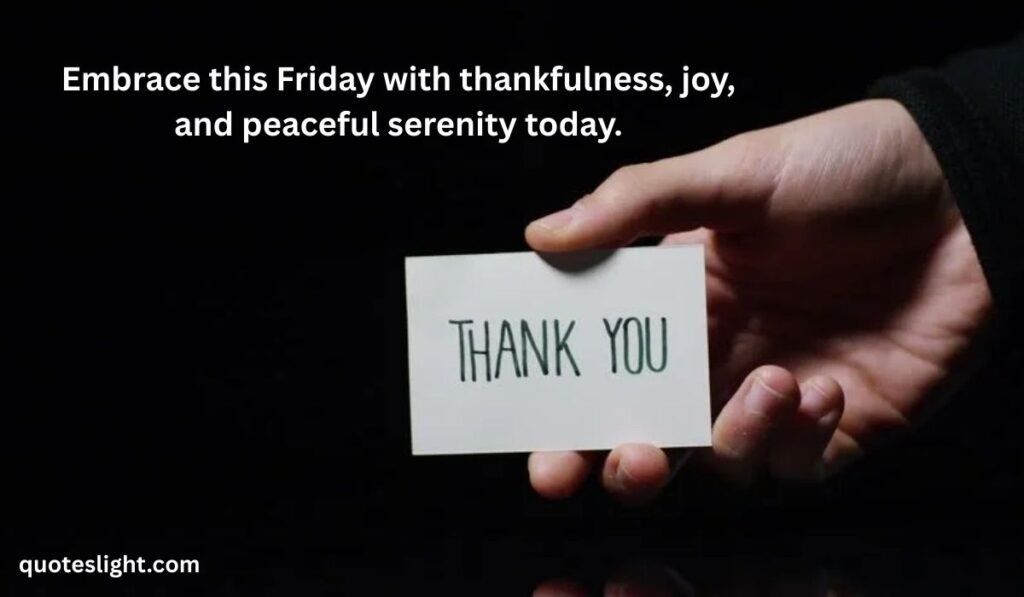 Thankful Good Morning Friday Blessings