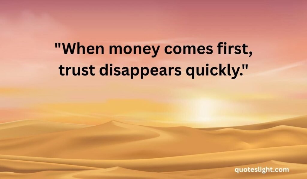 Value Money Spoils Relationship Quotes