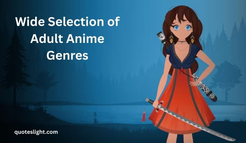 Wide Selection of Adult Anime Genres
