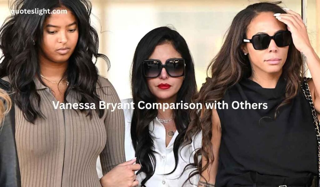 Vanessa Bryant Comparison with Others