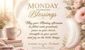 Monday Afternoon Blessings