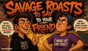 Savage Roasts to Say to Your Friend