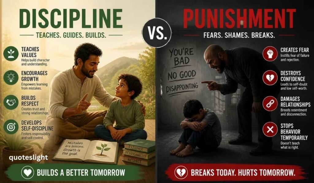 On the Difference Between Discipline and Punishment