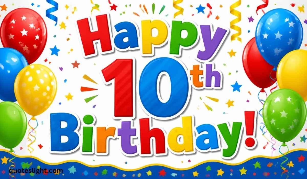 10th Birthday Messages