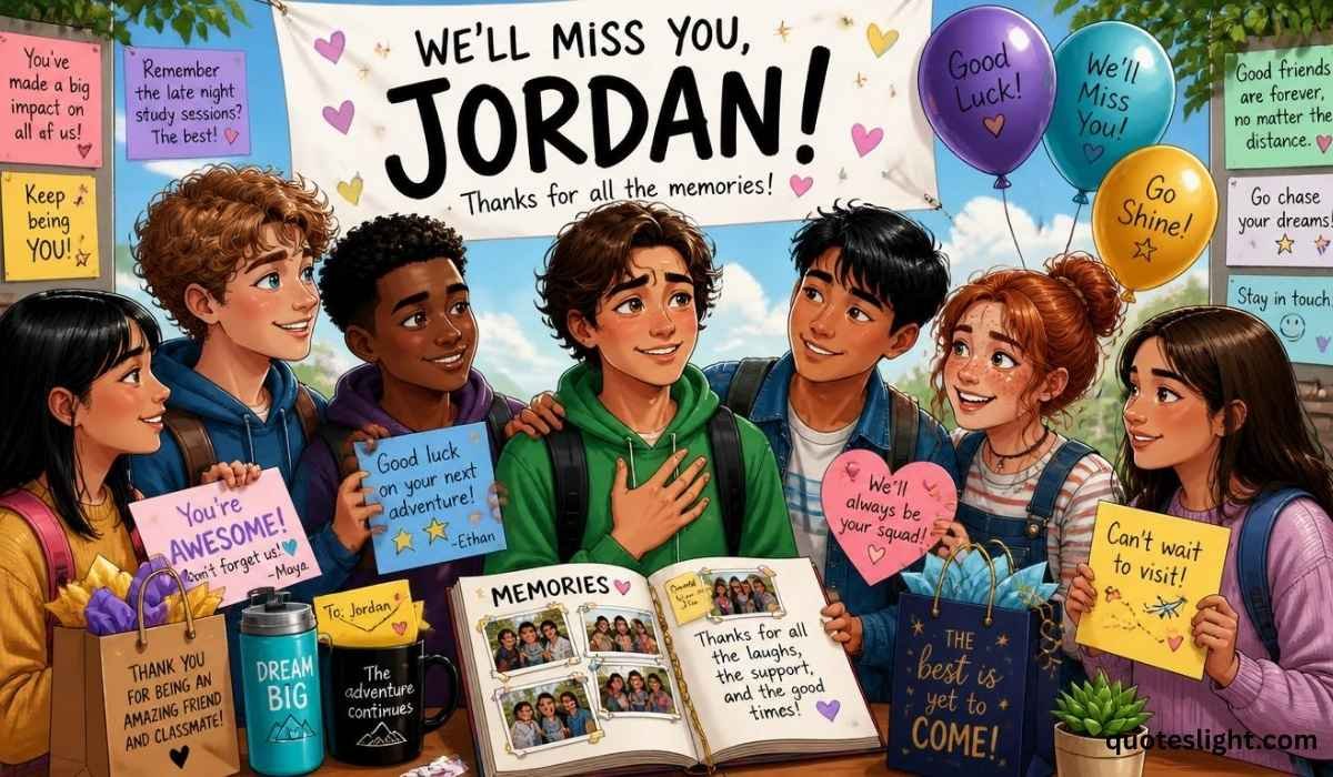 Farewell Messages for a Classmate