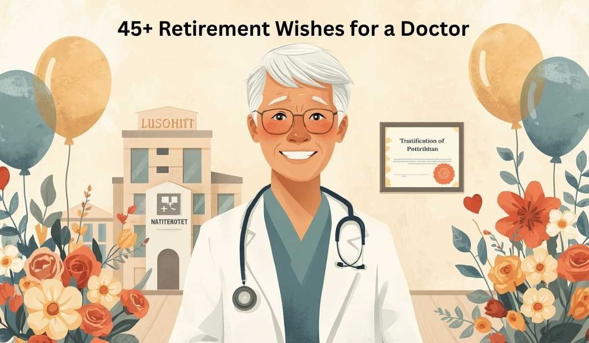 Retirement Wishes for a Doctor
