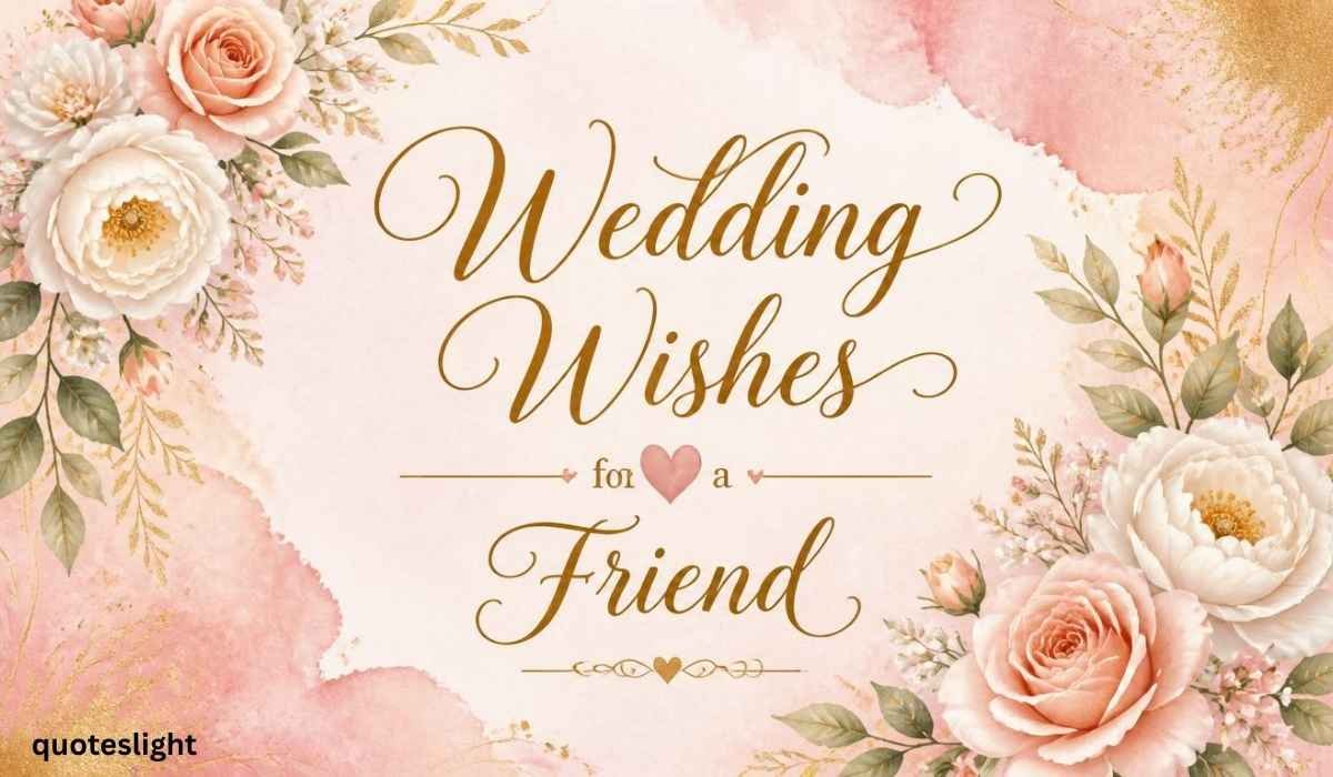 Wedding Wishes for a Friend